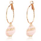 LGT Jewels Damesoorbellen met Leunende Schelp