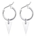 LGT Jewels Damesoorbellen met Zilveren Driehoek