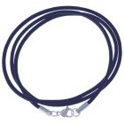 LGT Jewels leren koord ketting blauw 2mm