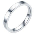 LGT Jewels smalle stalen ring Zilverkleurig 3mm