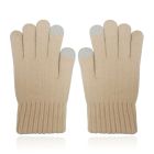 LGT JWLS Beige Gebreide Dameshandschoenen - Extra Warme Voering