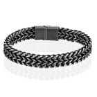 LGT JWLS Heren Armband - Dubbele Curb Chain van Retro Zilver Edelstaal