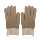 LGT JWLS Khaki Gebreide Dameshandschoenen - Extra Warme Voering