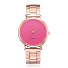 LGT JWLS Luxe Damespolshorloge - Rose Gouden Band en Behuizing, Roze Uurwerk