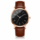 LGT JWLS Regent Bruin Zwart Herenhorloge Roségoudkleurig met Bruine Band
