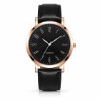 LGT JWLS Regent Zwart Zwart Herenhorloge Roségoudkleurig met Zwarte Band