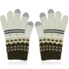 LGT JWLS Winterse Dameshandschoenen - Bruin Wit
