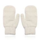 LGT JWLS Witte Gebreide Dameswanten - Luxe Konijnenbont Look