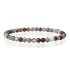 Memphis Natuursteen Armband - 4mm Bloodstone