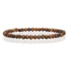 Memphis Natuursteen Armband - 4mm Matte Tiger Eye