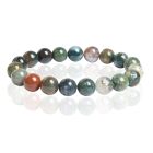 Memphis Natuursteen Armband 10mm - Indian Agate