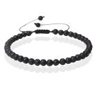 Memphis No.1 Armband - 4mm Lava Stone
