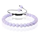 Memphis No.2 Natuursteen  Armband Dames - 6mm Purple Angle Stone
