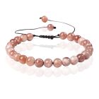 Memphis No.2 Natuursteen  Armband Dames - 6mm Sunstone
