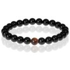 Memphis kralen armband Black Onyx Natural Stone