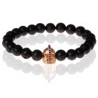 Memphis kralen armband Lavasteen Gladiator Rose