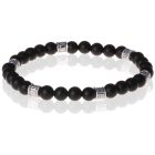 Memphis kralen armband Onyx Tibetaanse kraal 