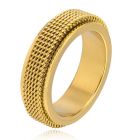 Mendes Jewelry Mesh Ring - Spinner Gold