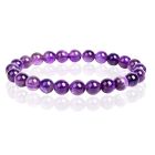 Natuursteen Armband met 8mm Kralen Memphis - Amethyst