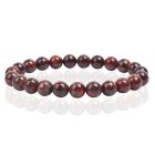 Natuursteen Armband met 8mm Kralen Memphis - Bloodstone