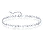 Pailetten Enkelband Solo - Zilver