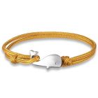 Parachute koord armband LGT Jewels Walvis Anker Geel