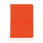 Paspoort Cover met elastiek - PU Leer Oranje