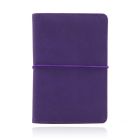 Paspoort Cover met elastiek - PU Leer Paars