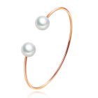Rose Dames Armband Bangle met Imitatie Parel