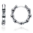 Stalen oorringen mannen zilverkleurig Keltisch Ghotic