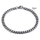 Stalen heren armband LGT JWLS Gourmet schakel Vintage 5mm