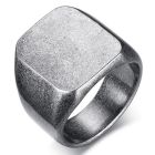 Stalen zegelring van Mendes Used Look