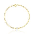 Stijlvolle Elenza Vergulde Armband met Zirkonia – Tijdloze Elegantie voor Dames