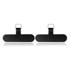 Telefoonpatch Zwart - Set van 2 stuks