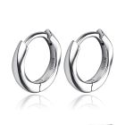 Tom Jaxon Heren Oorbellen - Twist Zilver