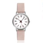 Trendy horloge met zlicht roze band