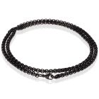 LGT Jewels Venetian Box ketting Zwart 2mm-56cm