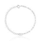 Verfijnde Elenza Zilveren Armband met Zirkonia – Subtiele Luxe voor Dames