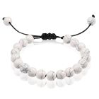 Verstelbare kralen armband Memphis Howliet Natuursteen 8mm