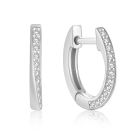 Zilveren Elenza Oorbellen met Zirkonia – Klassieke Dames Sieraden