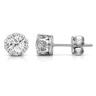 Zirkonia Oorbellen 7mm – Zilverkleurige Studs – Oorknopjes met Kroonzetting – Luxe Look