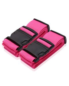 Bagageband - 2x Kofferriem Roze