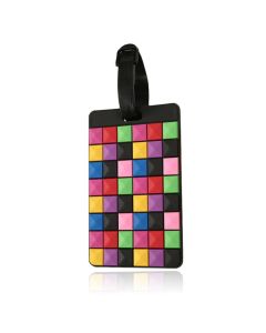 Bagagelabel - Squares