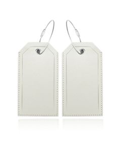 Bagagelabel Wit - Set van 2 stuks