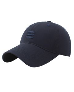 Baseball Cap Triple Stripe - Navy Blue