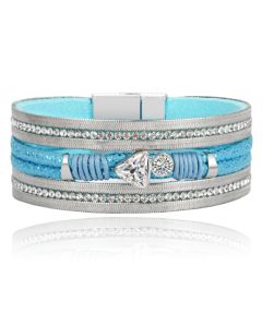 Boho Armband met Meerdere Lagen - Triangle Blauw