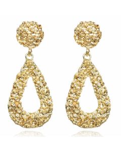 Cilla Chunky Druppel Oorbellen - Gold