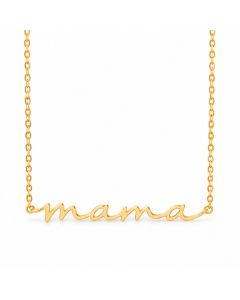 Cilla Jewels Goudkleurige Mama Ketting van Edelstaal
