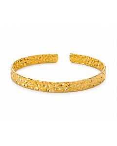 Cilla Jewels Goudkleurige Open Dames Bangle Armband met Siermotief