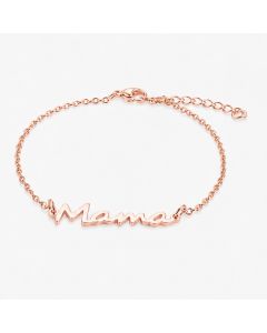 Cilla Jewels Rosegoudkleurige Verstelbare Damesarmband met Mama Opschrift